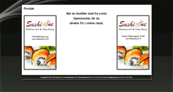 Desktop Screenshot of frederiksborgvej.sushione.dk